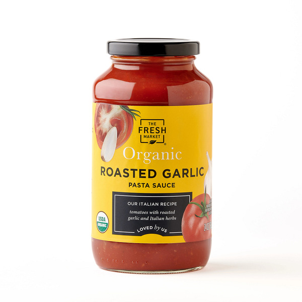 The Fresh Market Organic Roasted Garlic Pasta Sauce