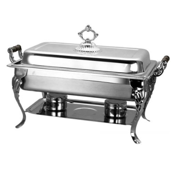 Qualite - Natalia Chafer, 8 Quart, Full Size, 18/8 Stainless Steel w/ Dome Cover