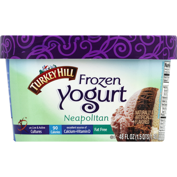 Turkey Hill Frozen Yogurt, Neapolitan (48 oz) Instacart