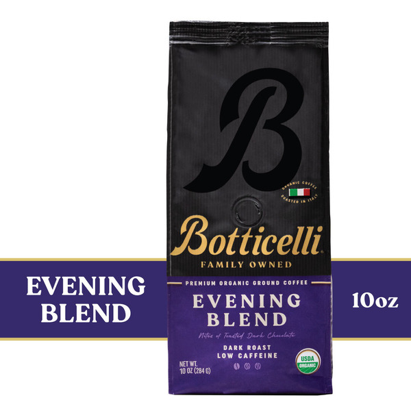 Botticelli Organic Evening Blend Dark Roast Coffee