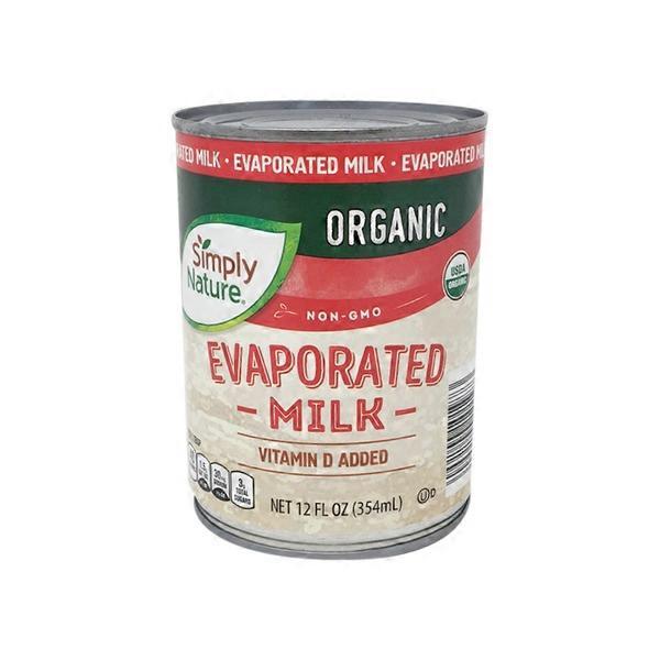 Simply Nature Organic Evaporated Milk (12 fl oz) Instacart