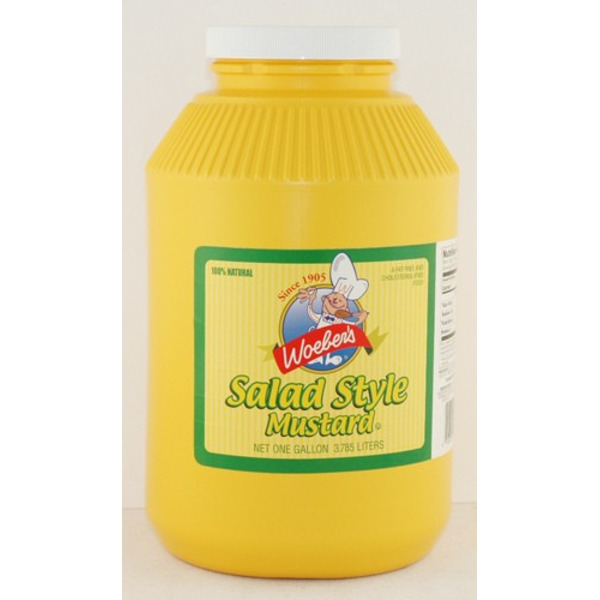 Woebers - Salad Style Mustard - gallon