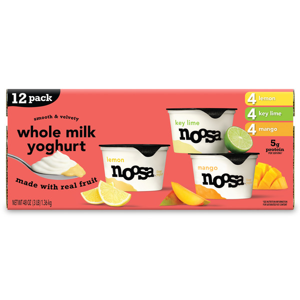 Noosa Yoghurt Variety Pack, 4 oz, 12-count Same-Day Delivery | Costco