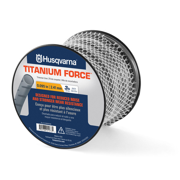 Husqvarna Titanium Force 0.095-in x 840-ft Bulk reel Trimmer Line