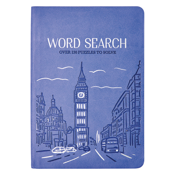 Hinkler Premium Word Search Puzzle Book - Purple Same-Day Delivery