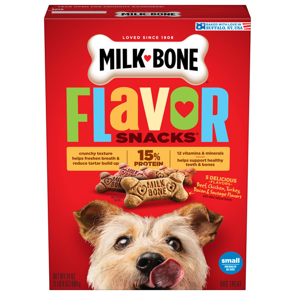 Milk-Bone Flavor Snacks Beef, Turkey, Chicken, Bacon, Sausage