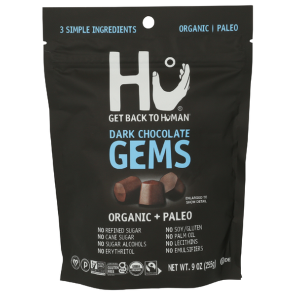 Hu Organic Snacking & Baking  Dark Chocolate Gems