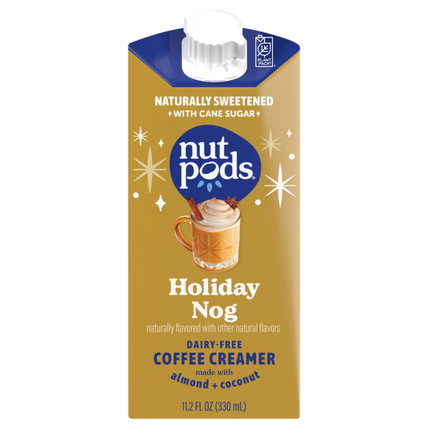 nutpods Dairy-Free Holiday Nog Coffee Creamer Same-Day Delivery or