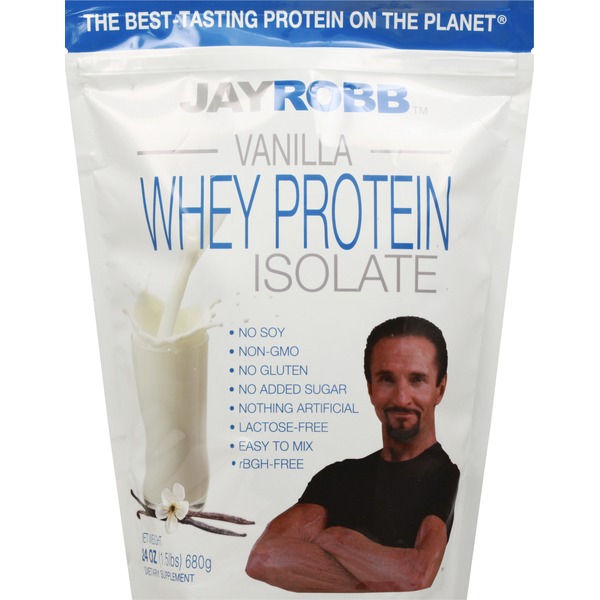 Jay Robb Whey Protein Isolate, Vanilla (24 oz) from HEB Instacart