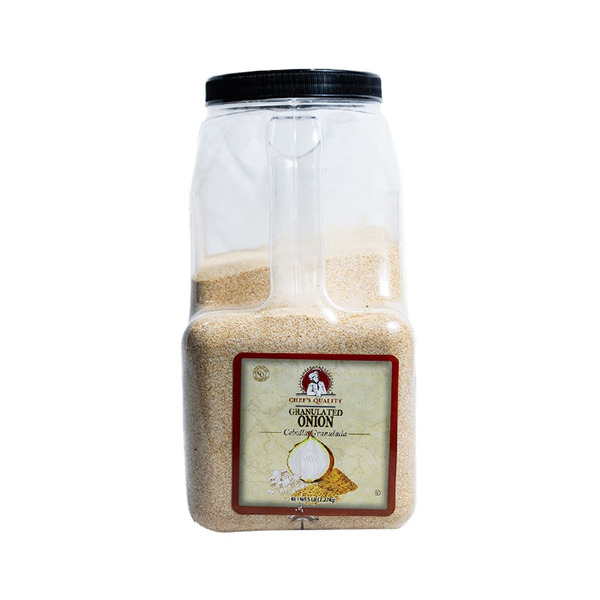 Chef's Quality - Granulated Onion - 5 lb Jar