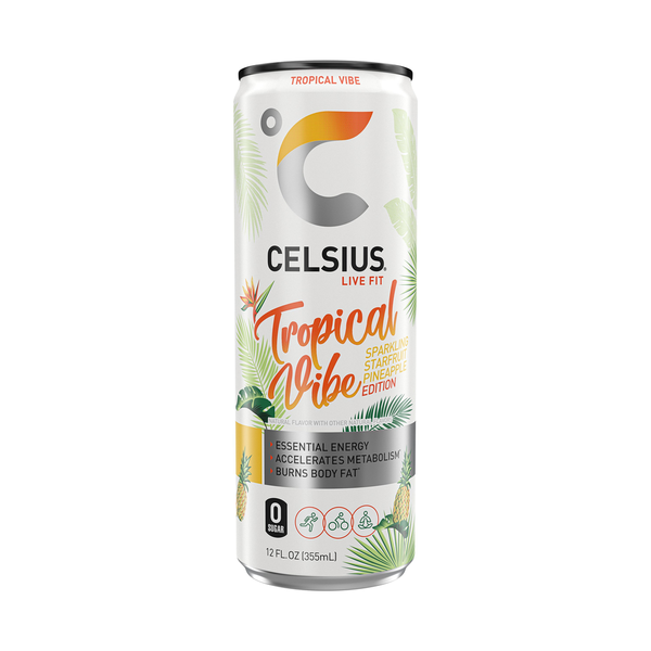 CELSIUS Sparkling Tropical Vibe, Energy Drink
