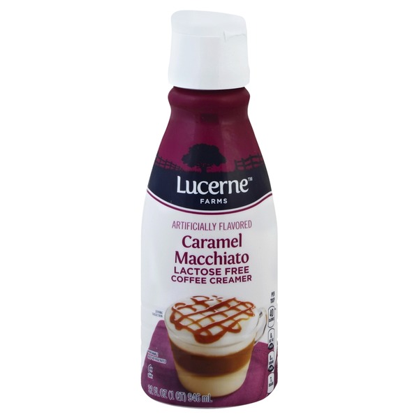 Lucerne Coffee Creamer, Lactose Free, Caramel Macchiato (32 oz) from