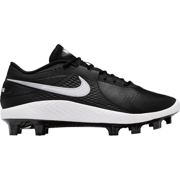 Nike Men's Diamond Gamer MCS Baseball Cleats, Size 8, Medium/D Width - Black/White