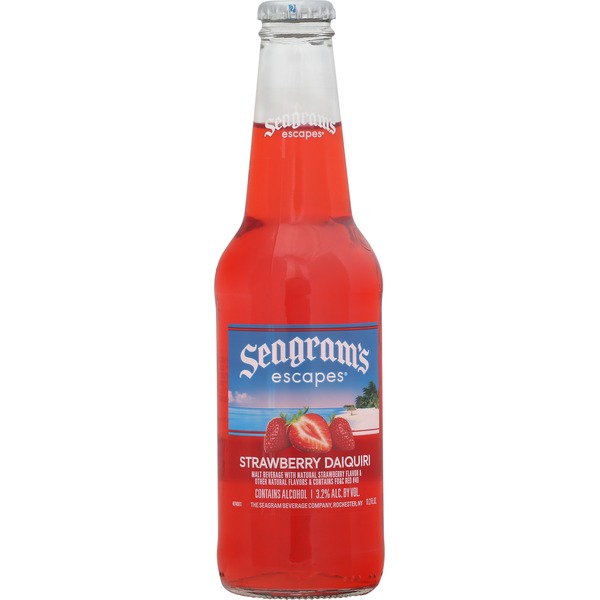 Seagrams Escapes Malt Beverage, Strawberry Daiquiri (11.2 fl oz) Instacart
