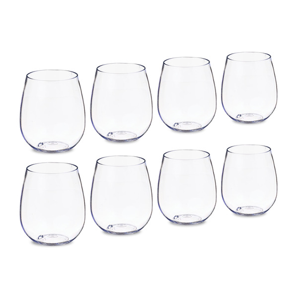 Walmart WAY TO CELEBRATE! Clear Plastic Wine Glasses Same-Day Delivery |  Instacart