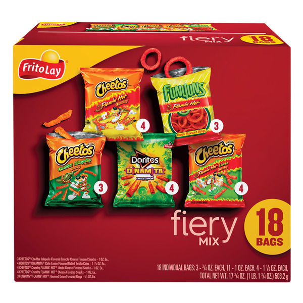 Frito Lay Fiery Mix 18ct