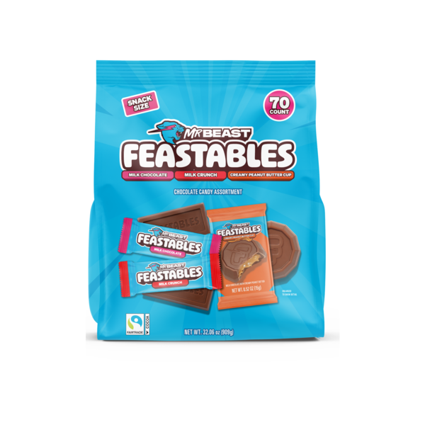 Costco MrBeast Feastables Assorted Chocolate Variety Pack, 32.06