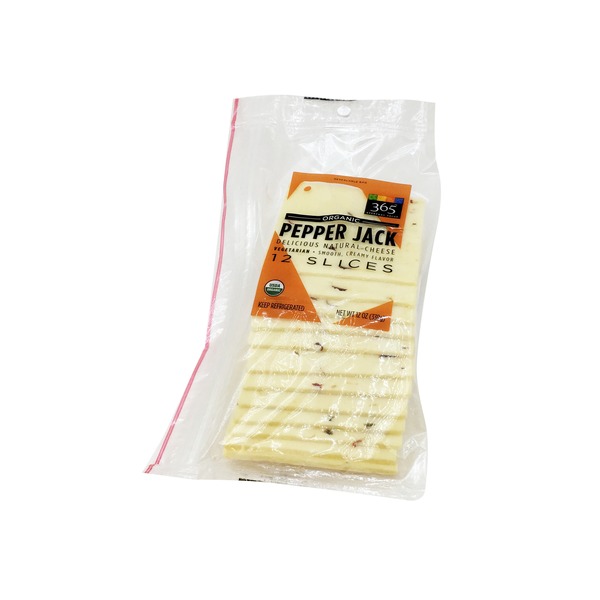 365 Organic Pepper Jack Cheese Slices from Whole Foods Market 365