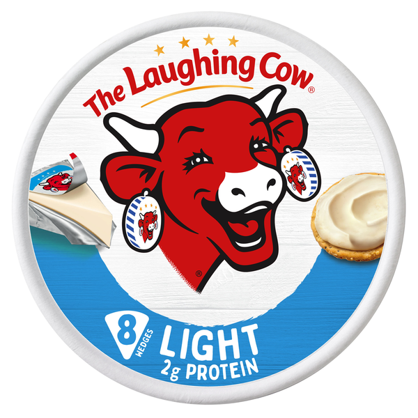 The Laughing Cow Creamy Light Spreadable Cheese Wedges