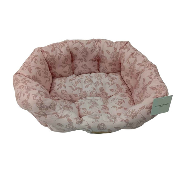 Laura Ashley Oval Cuddler Pet Bed - Hesta Blush