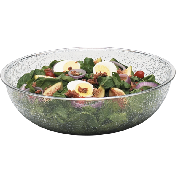 Cambro PSB12176 Camwear Salad Bowl pebbled 12" round
