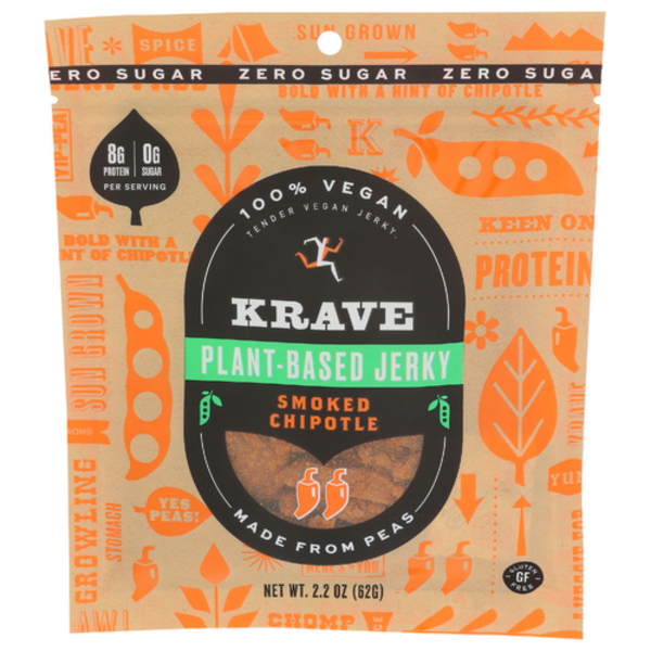 KRAVE Smoked Chipotle Plant-Based Jerky Same-Day Delivery or