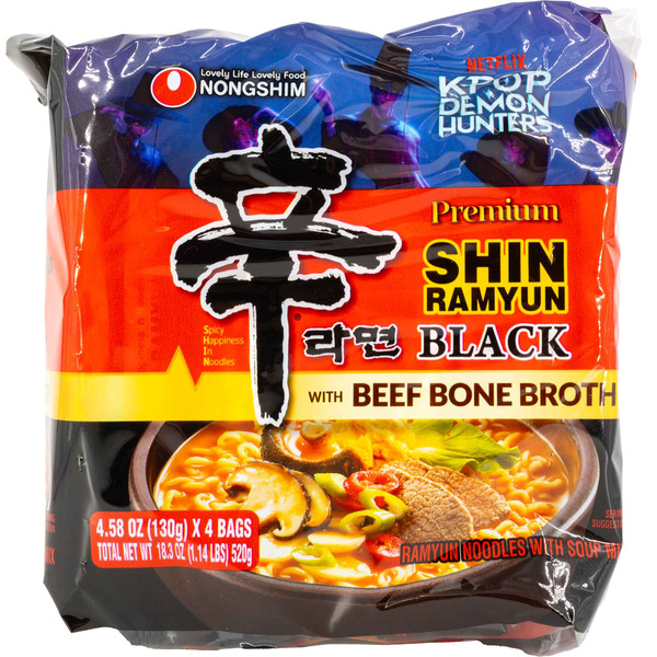 Nongshim Black Shin Ramyun with Beef Bone Broth