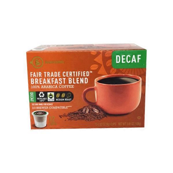 Barissimo Decaf Breakfast Blend Coffee Cups (12 ct) Instacart