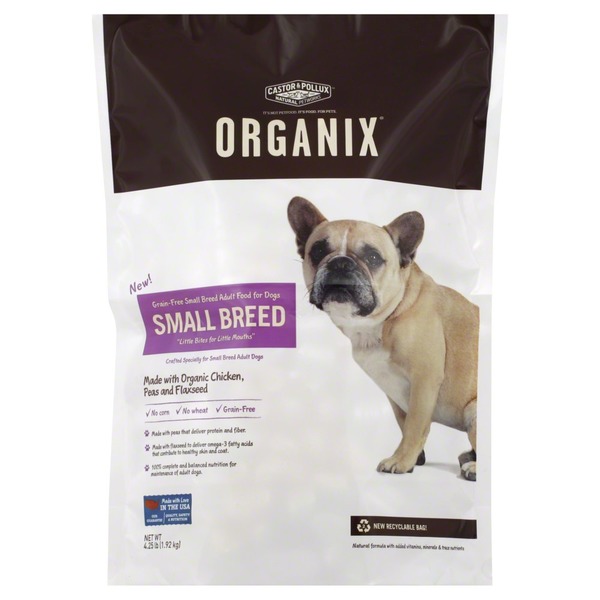 organix dog food small breed