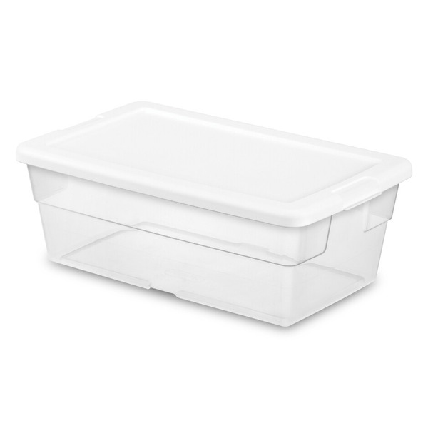 Sterilite Storage Container, 6-Qt, White Same-Day Delivery