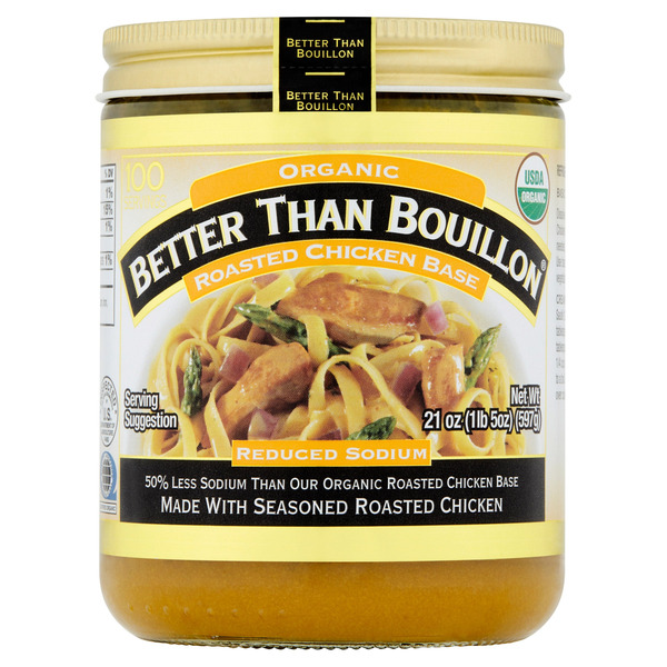 Better Than Bouillon Organic Roasted Chicken Base, 21 oz