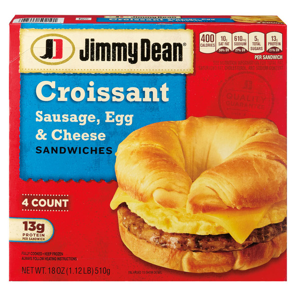 Jimmy Dean Croissant Breakfast Sandwiches