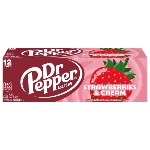 Dr Pepper Strawberries and Cream Soda Same-Day Delivery or Pickup