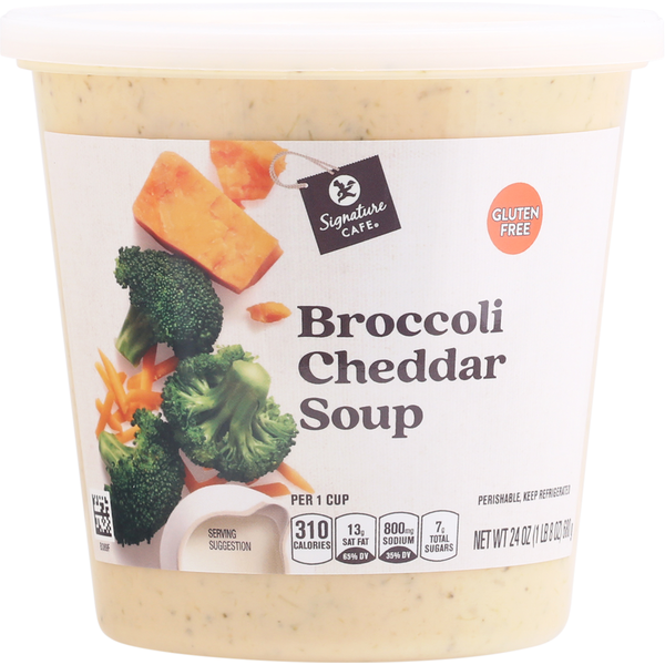 Signature Cafe Soup, Gluten Free, Broccoli Cheddar