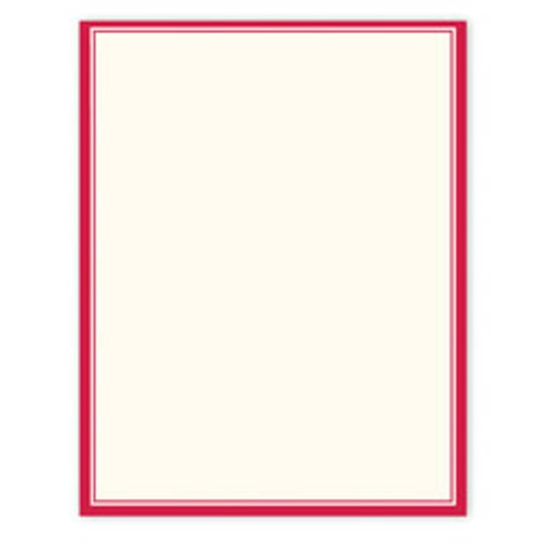 Gartner Studios 60-Pound Design Paper - Red Border - 8.5" x 11"