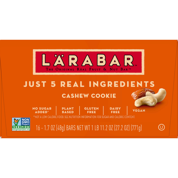 Larabar Fruit & Nut Bar, Cashew Cookie (1.7 oz) from Sprouts Farmers