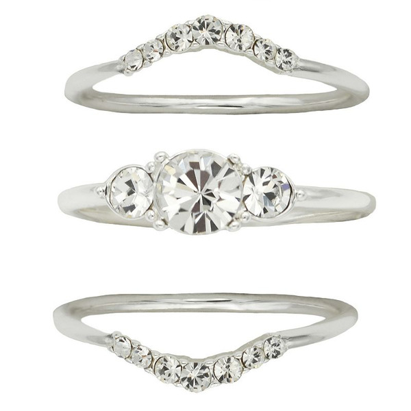 Brilliance Crystal Ring Set