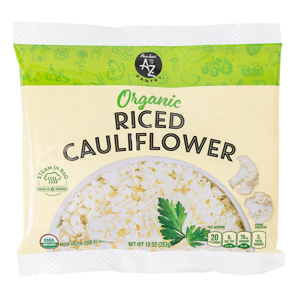 Bashas' A To Z Pantry Steam In Bag Organic Riced Cauliflower Same