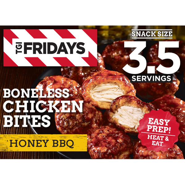 TGI Fridays Honey BBQ Boneless Chicken Bites Frozen Snacks