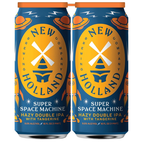 New Holland Super Space Machine Hazy Double IPA with Tangerine, 9