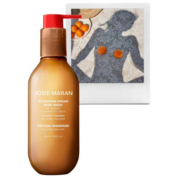 Josie Maran Topless Tangerine Hydrating & Cleansing Argan Refillable Body Wash