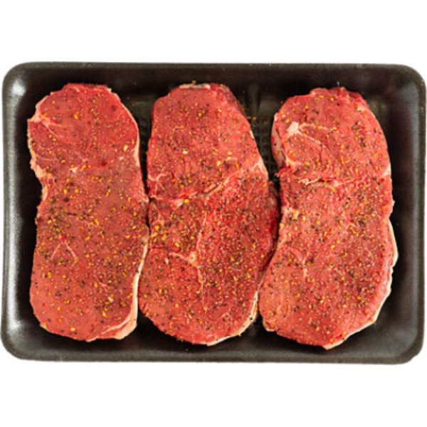 Seasoned Choice Beef Top Sirloin Steak Value Pack