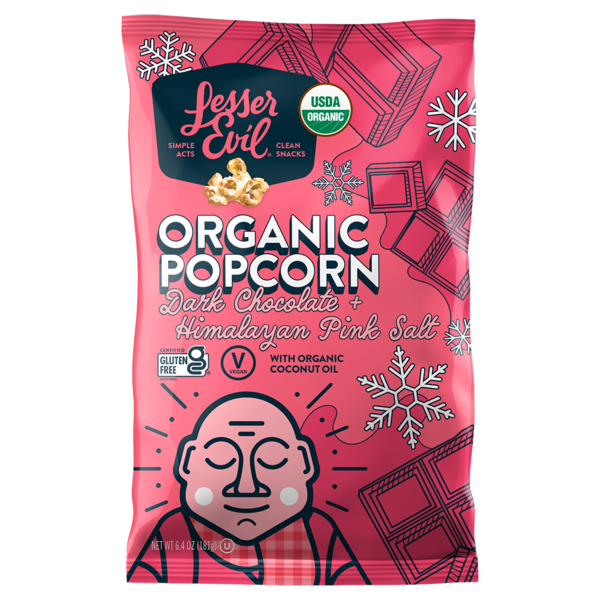 LesserEvil Dark Chocolate + Himalayan Pink Salt Same-Day Delivery