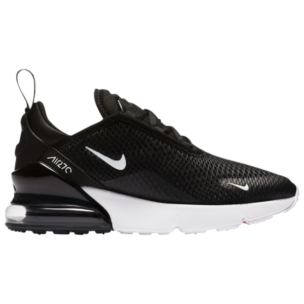 Nike Kids' Preschool Air Max 270 Shoes - Black & White