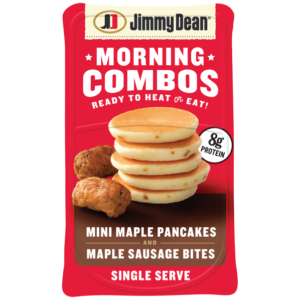 Jimmy Dean Morning Combos, Mini Maple Pancakes and Maple Sausage