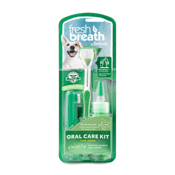 Tropi Clean Fresh Breath Oral Care Kit for Large Dogs