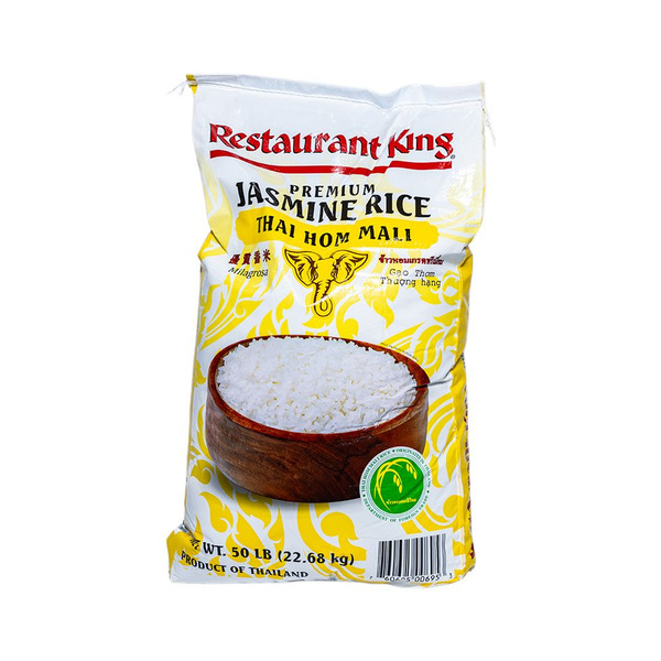 Restaurant King - Jasmine Rice - 50 lb Bag