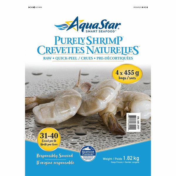 Aqua Star 31/40 Count Raw Shrimp