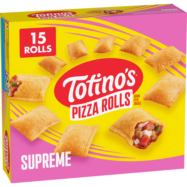 Totino's Pizza Rolls Supreme Flavored Frozen Snacks Same-Day