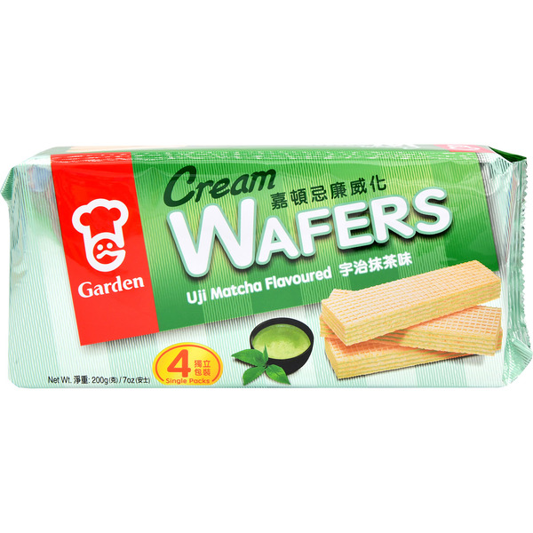 Garden Uji Matcha Flavoured Cream Wafers